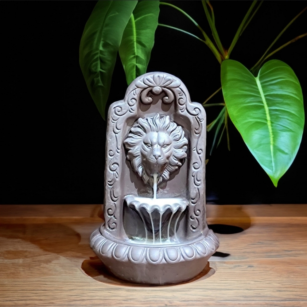 Incense Burner, Backflow Incense Holder, Lion Ceramic Cone Incense Waterfall